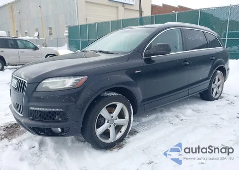 2013 Audi Q7 3.0T S Line Prestige из США, поврежденный, VIN WA1DGAFE3DD007376